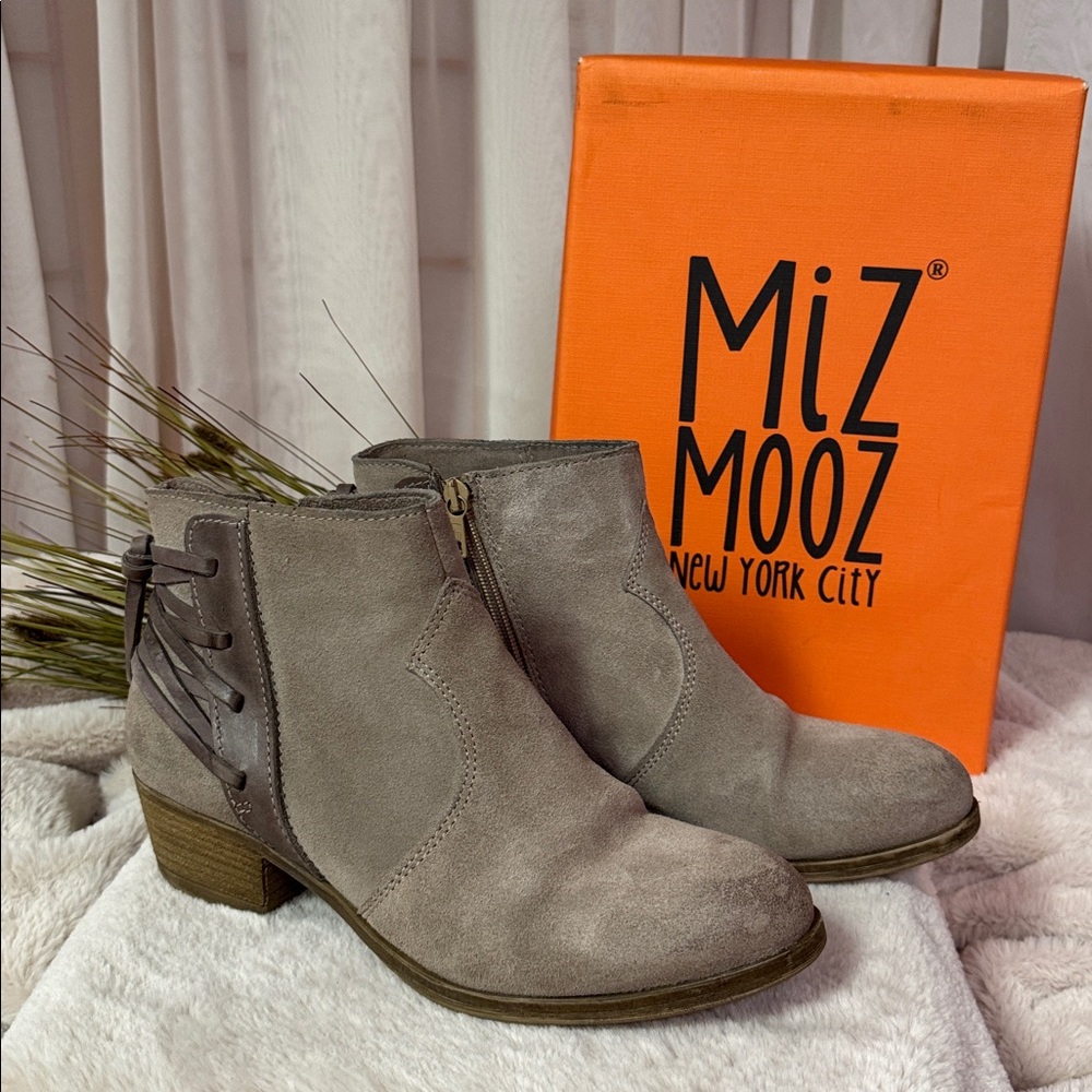 MIZ MOOZ Brady Ankle Boots 9 US Color Stone